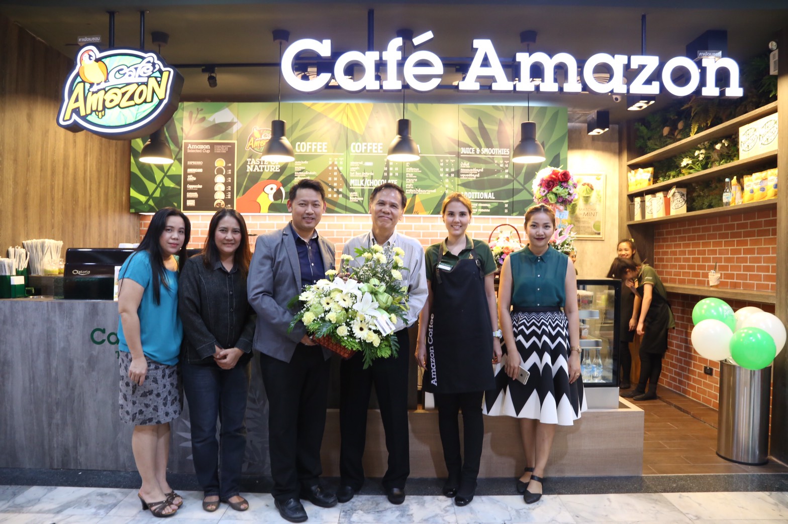ฟอร์จูนทาวน์ร่วมกับ Cafe Amazonขยายความสดชื่น 